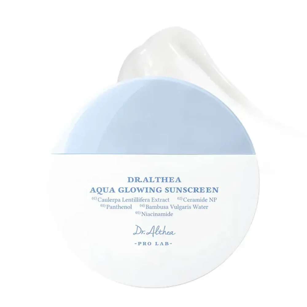 DR. ALTHEA Aqua Glowing Sunscreen SPF50+, 45ml - Зволожуючий сонцезахисний крем DR. ALTHEA Aqua Glowing Sunscreen SPF50+, 45ml - Зволожуючий сонцезахисний крем